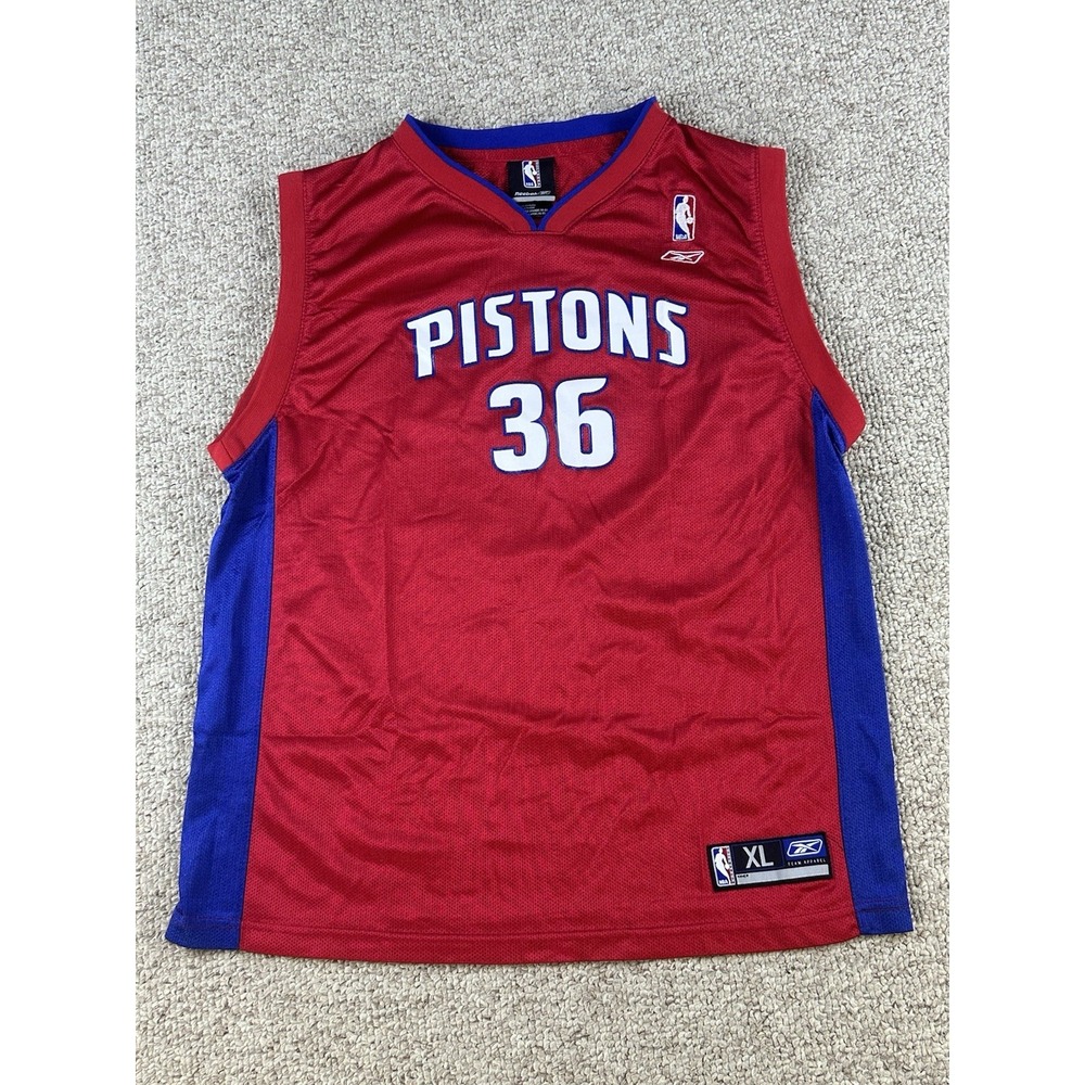 Detroit Pistons Rasheed Wallace #36 Youth Basketball Jersey Size XL 18-20 Reebok